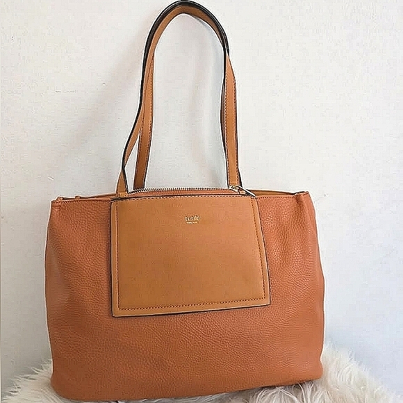 Tutilo New York The Influencer Collection Cognac Hand Bag. 🌴 - Picture 1 of 9